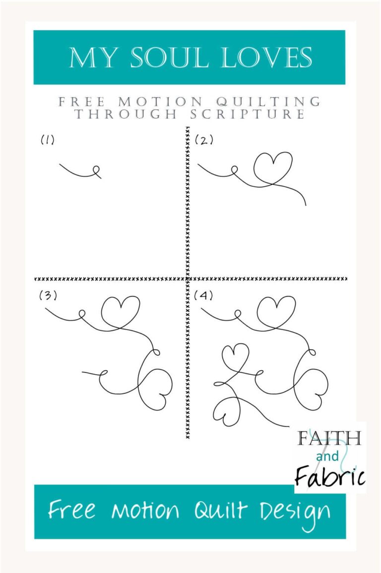 hearts meander quilting pattern