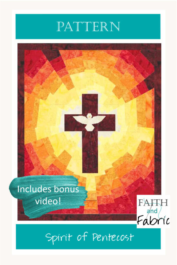 Celebrate the beauty and power behind Pentecost with this stunning Spirit of Pentecost quilt!