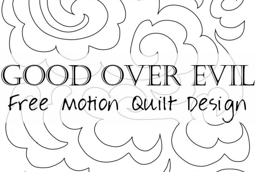 22 How to Free Motion Quilt Floral Spirals Tutorial Video DIY