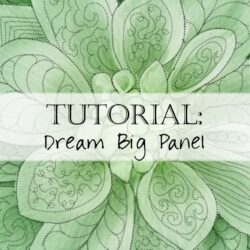 How to Free Motion Quilt Your Dream Big Panel (Hoffman)