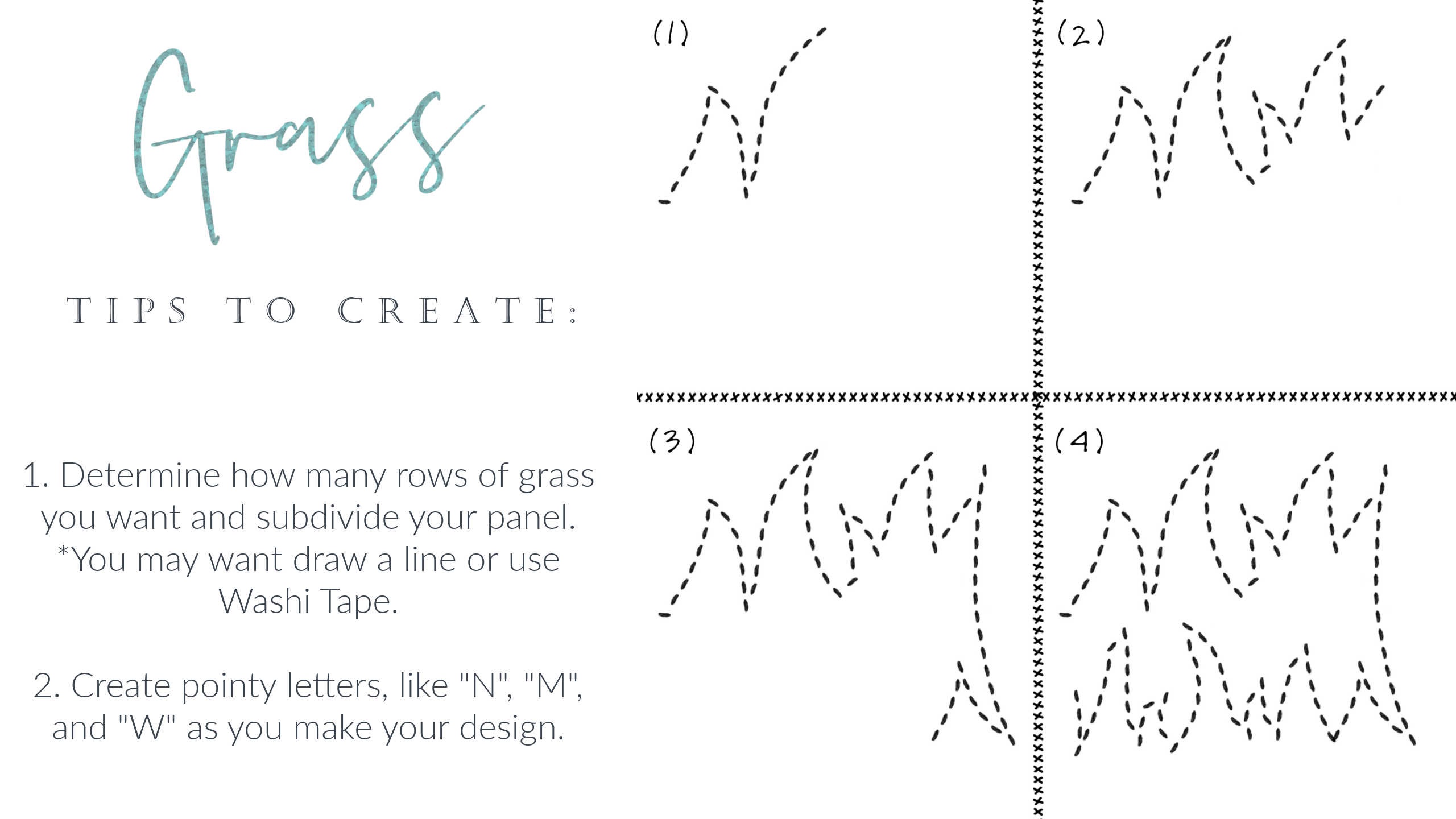 How to Free Motion Quilt Grass: in this how-to video, we will teach you how to make a grass design, perfect for your next landscape. I'll also share two key tips for creating your grass design!