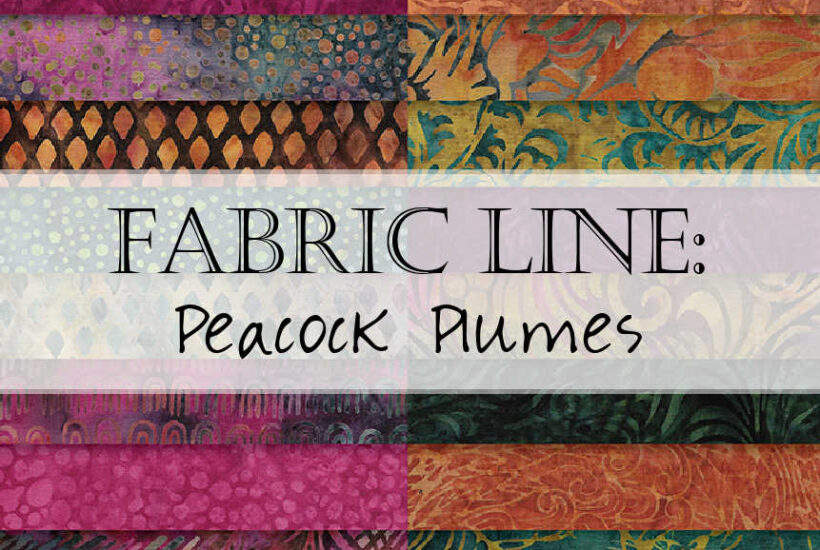 Peacock Plumes Tamarinis Island Batiks