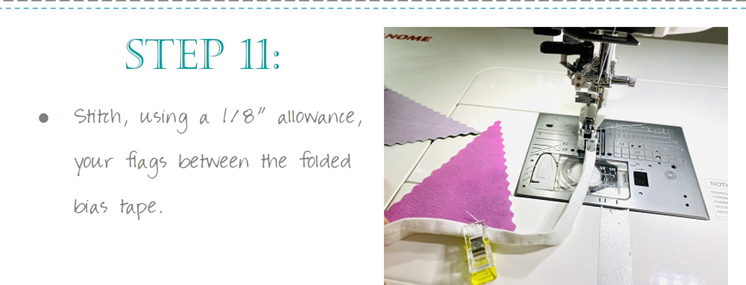 Tutorial How to Make Reversible Bunting for Advent Christmas Lent Easter