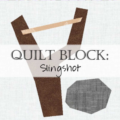 sling shot quilt block