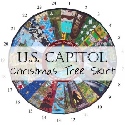 2021 US Capitol Christmas Tree Skirt: "Essence of Humboldt"