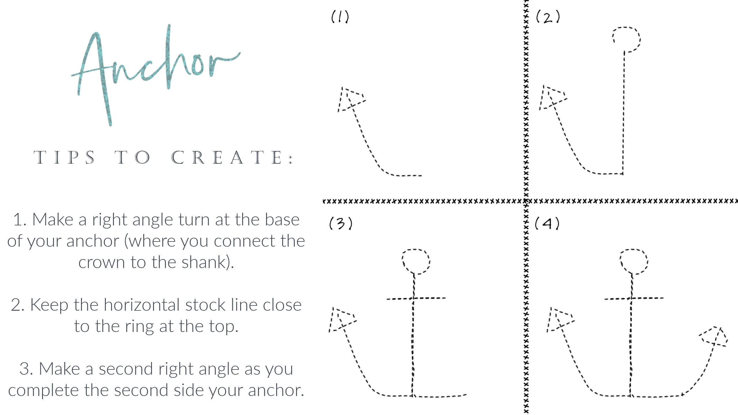 How to Free Motion Quilt Anchor Anchors