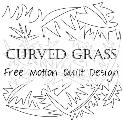 Free Motion Quilting: Curved Grass