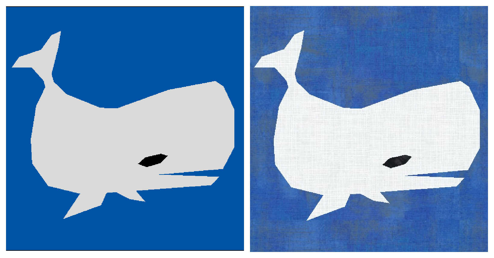 Whale Quilt Block Pattern