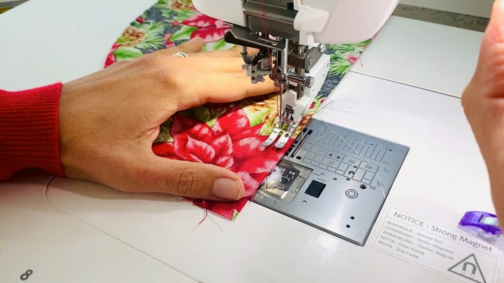 DIY Tutorial Christmas Tree Napkins Sewing 4