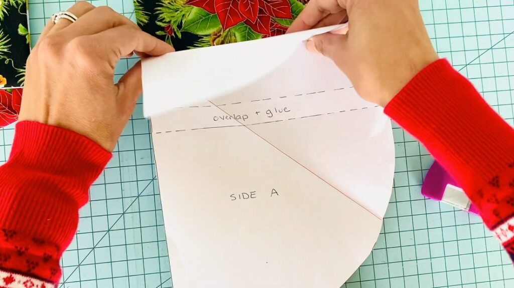DIY Tutorial Christmas Tree Napkins Sewing 7
