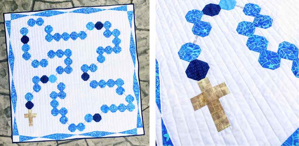 Rosary Quilt Pattern Collage 1