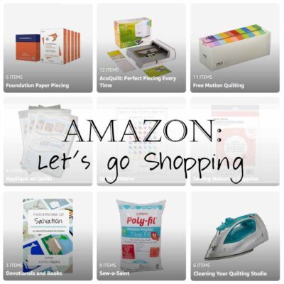 Quilt Patterns, Devotionals, and Supplies on Amazon