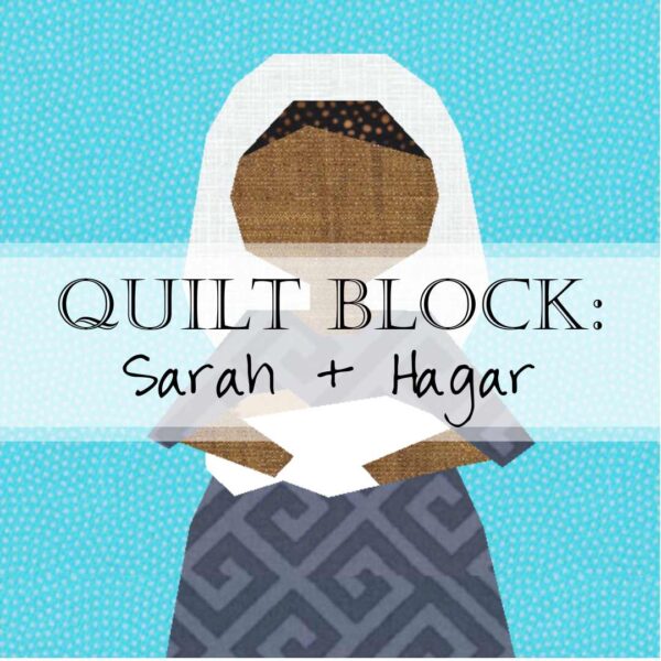 FAF-960 Sarah Hagar Women of the Bible Quilt Block Square