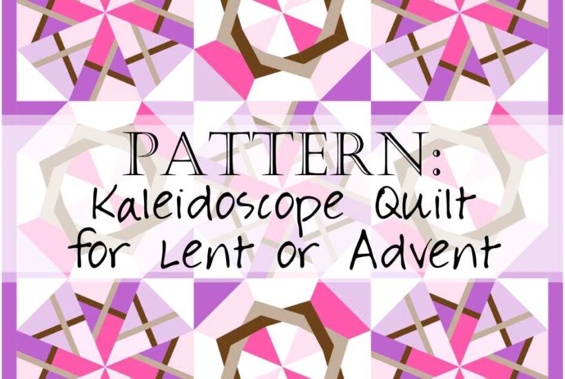 Kaleidoscope Lent Advent Quilt Pattern Block Square