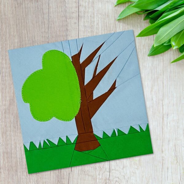 Quilt Block: Fig Tree on Holy Tuesday (Matthew 21:18-21) - Image 2