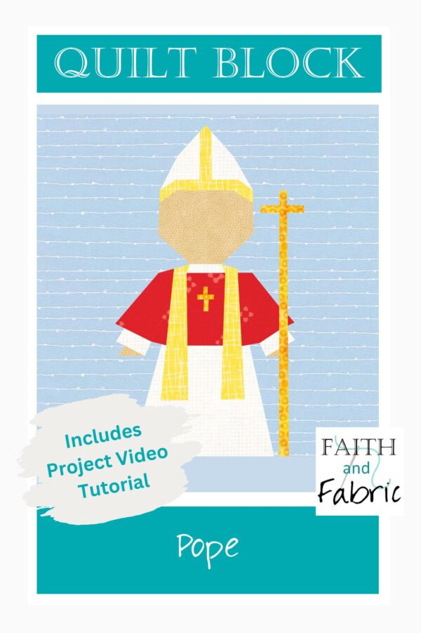 Quilt Block: Pope (John 21:17) - Image 5