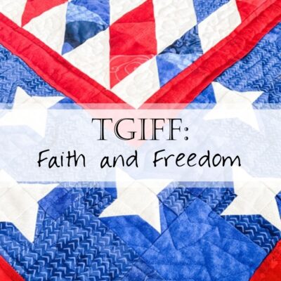 TGIFF Faith Freedom Header Quilt