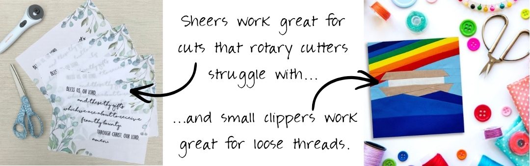 Beginner Tools for Christian Quilting Sheers