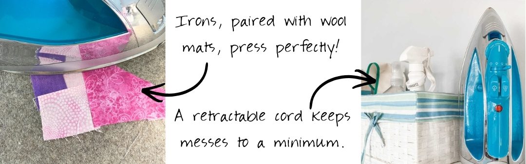 Beginner Tools for Christian Quilting Steam Iron