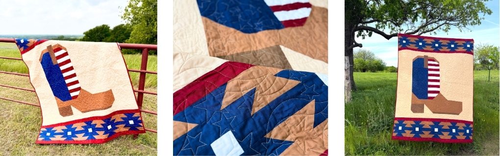 Patriotic Quilt Pattern by Quilting Crazy