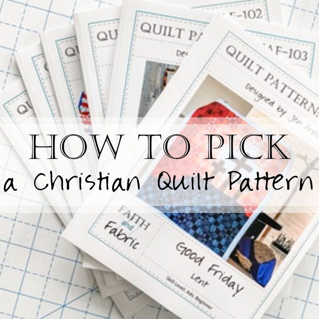 Simple Christian Patterns Faith and Fabric – christian fabrics and quilt patterns