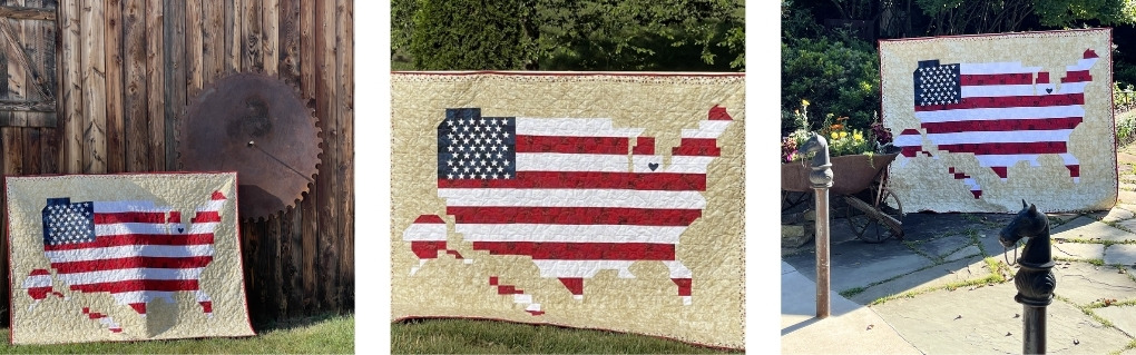 Patriotic Quilt Pattern by Brooke Bitchin Stitches