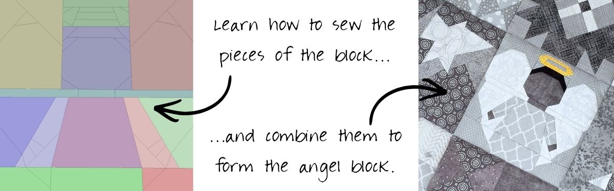 Angel Quilt Block Pattern Tutorial Christian 2