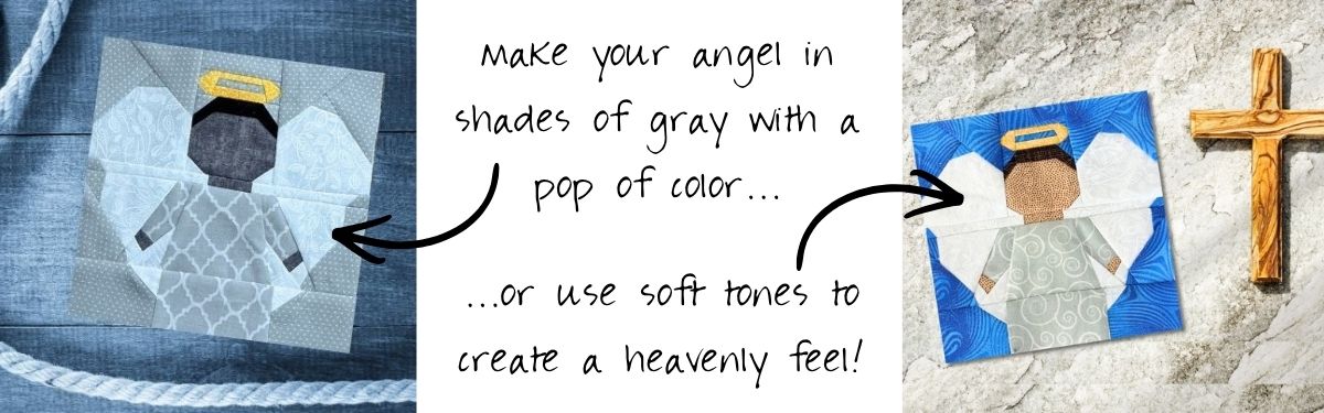 Angel Quilt Block Pattern Tutorial Christian 2