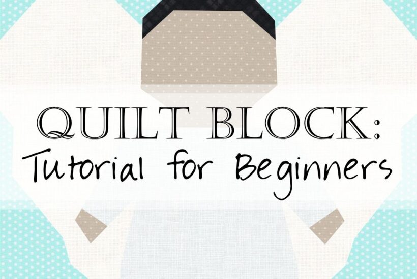 Beginner Christian Quilt Block Tutorial Angel FPP Pattern